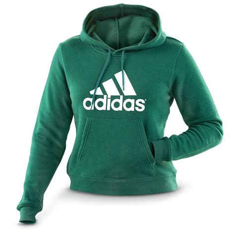 Adidas trefoil hoodie women's